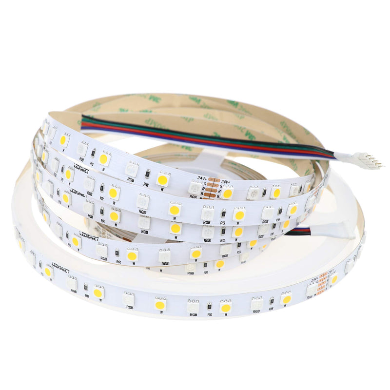 [AUSTRALIA] - LEDENET 16.4FT Super Bright LED Light Strip SMD 5050 24V RGB Warm White 360LEDs Flexible RGBWW LED Rope Light 5M Rgb+warm White Non-waterproof 