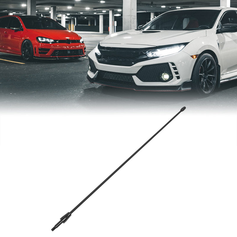 [AUSTRALIA] - X AUTOHAUX Car AM FM Antenna Mast for Ford for Mustang 1979-2009 Black Stainless 13 Inch 
