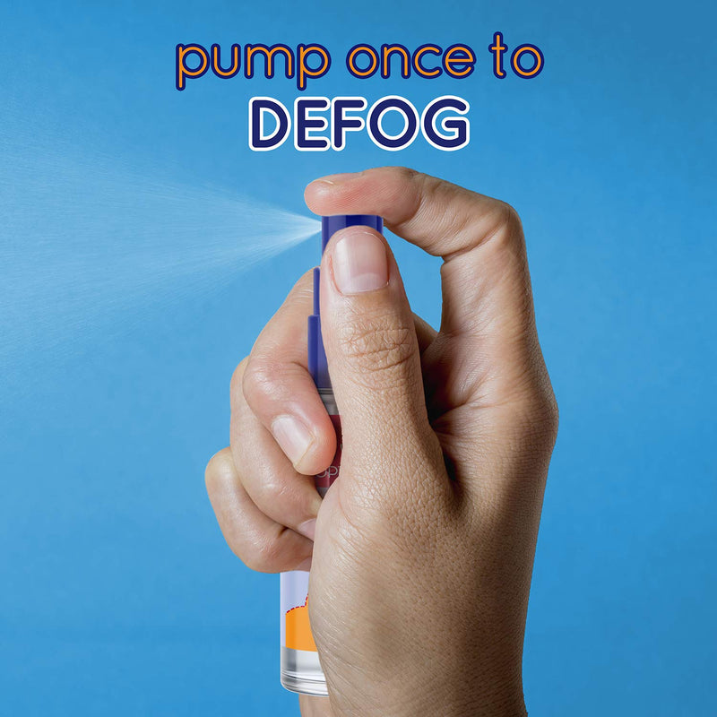 Optix 55 Anti-Fog Spray for Non - Anti Reflective Lenses | Prevents Fogging of Glass or Plastic Windows, Mirrors, Eyewear Lenses, Glasses, Swim Goggles, Ski Masks, Binoculars |Long Lasting Solution 2.0 ounces