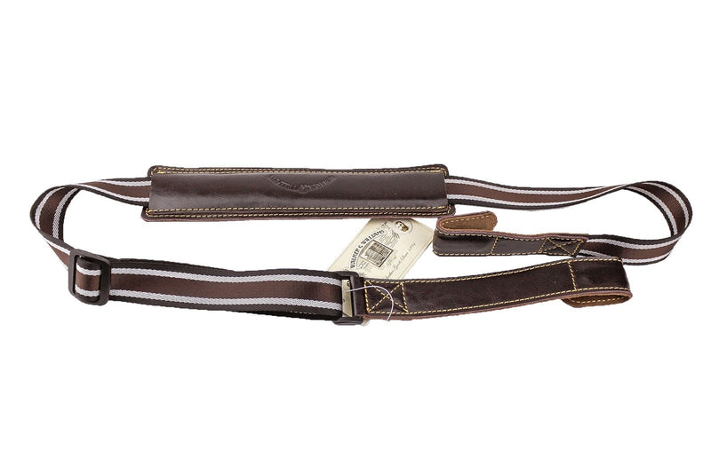 Walker & Williams U-66-BRN Double Hook Uke Shoulder Strap Hands Free