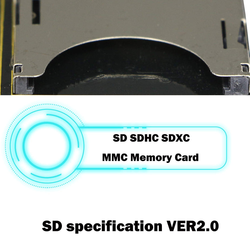 SD Card to 2.5 Inch IDE Adapter，SD SDHC SDXC MMC Memory Card to IDE 2.5" 44 Pin Male Adapter Converter
