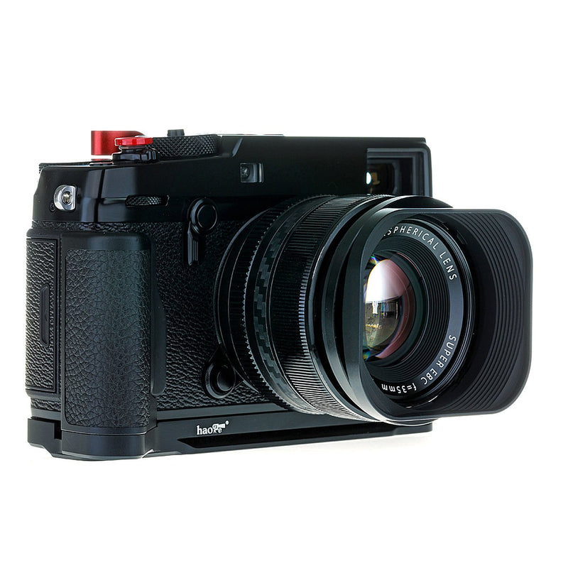 Haoge LH-X53 Bayonet Square Metal Lens Hood for Fujifilm Fuji Fujinon XF 35mm F1.4 R / XF35mmF1.4 R, XF 18mm F2 R / XF18mmF2 R, XF 60mm F2.4 R Macro / XF60mmF2.4 R Macro Lens