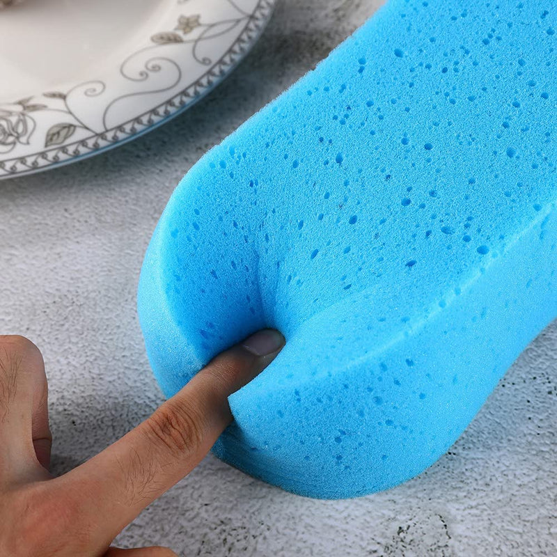 Car Wash Sponges, 3 Pack Extra Thick Large Colorful Cleaning Sponge Multi-Purpose for Bathroom Kitchen Bike Boat (Random 3-Color Mix) Random 3-color Mix