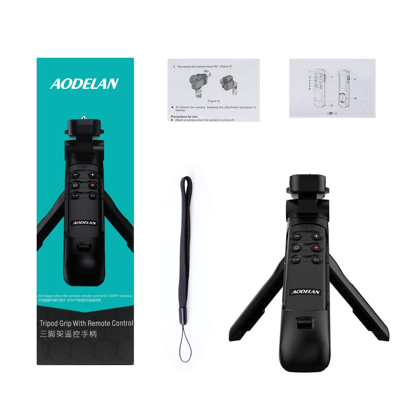 Wireless Shutter Release Camera Remote Control Shooting Grip and Tripod for Sony ZV-1, A7 III, A6600, A7C, A7R IV. Replace GP-VPT2BT