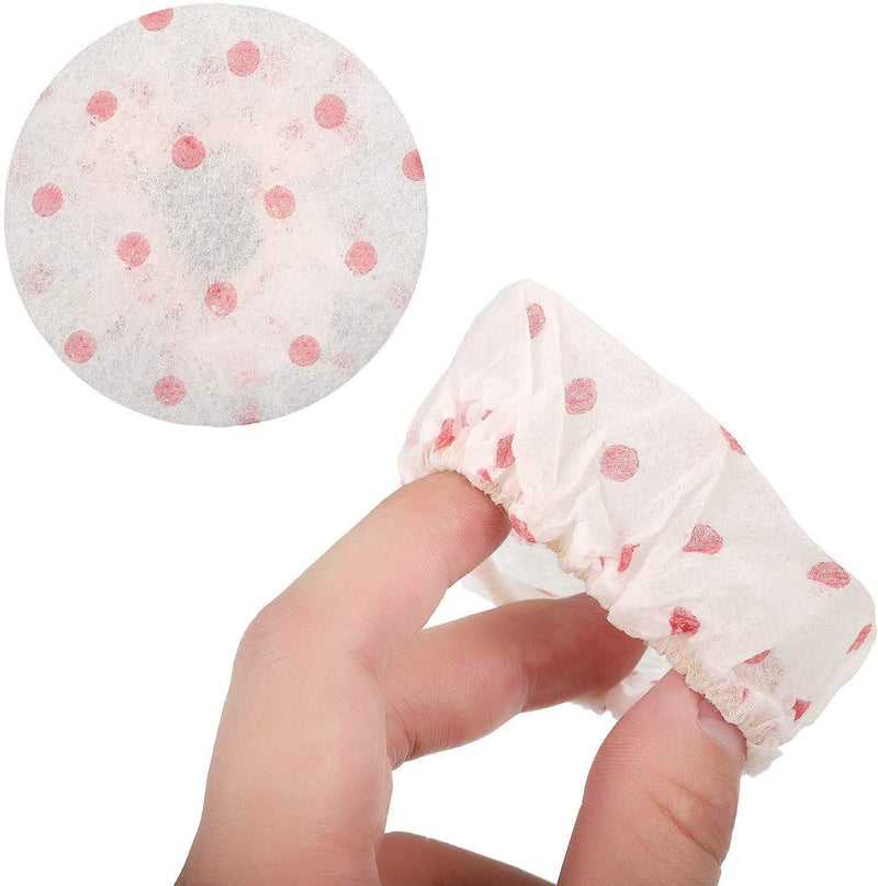 [AUSTRALIA] - 100PCS Disposable Microphone Cover, Mic Skin Cover, Non-Woven Handheld Microphone Windscreen Protective Cap for KTV Karaoke Recording Room Stage(Red) Red 