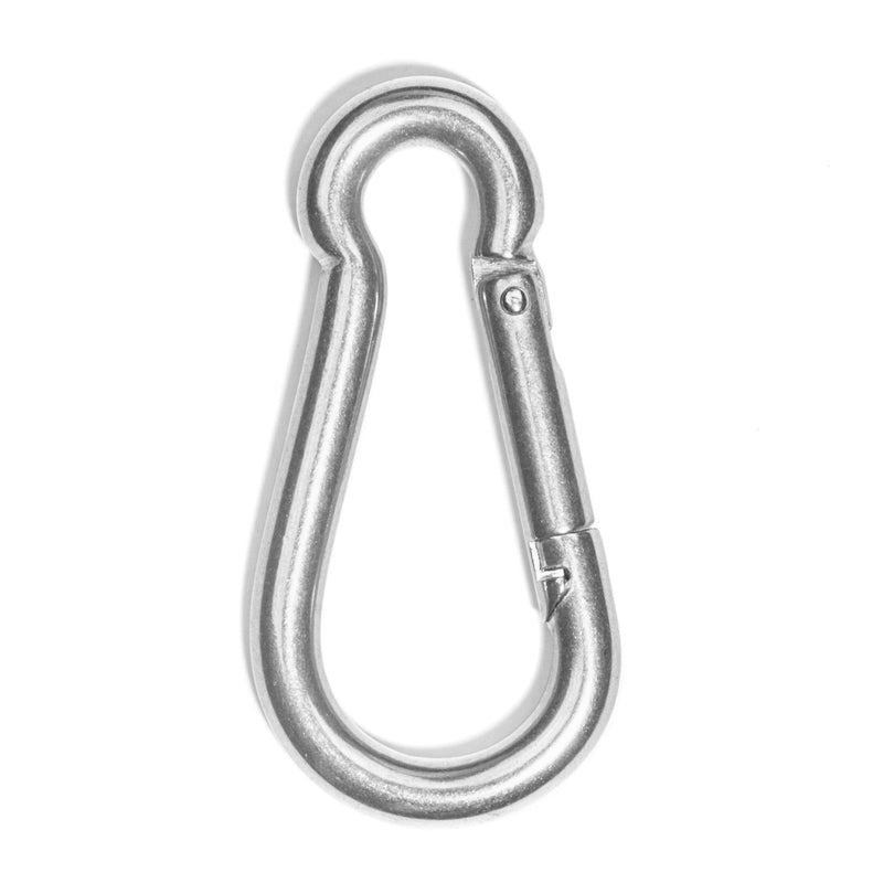 Premier Stainless Solutions 3/8" Stainless Steel Spring Snap Hooks, T316 Marine Grade - Lot of 5 3/8 Inch