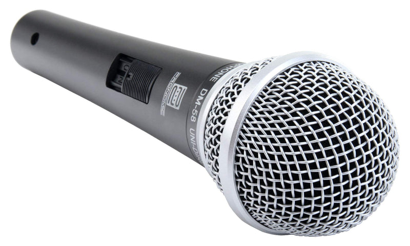 Pronomic DM-58 Vocal Microphone With Switch Set Including Clamp