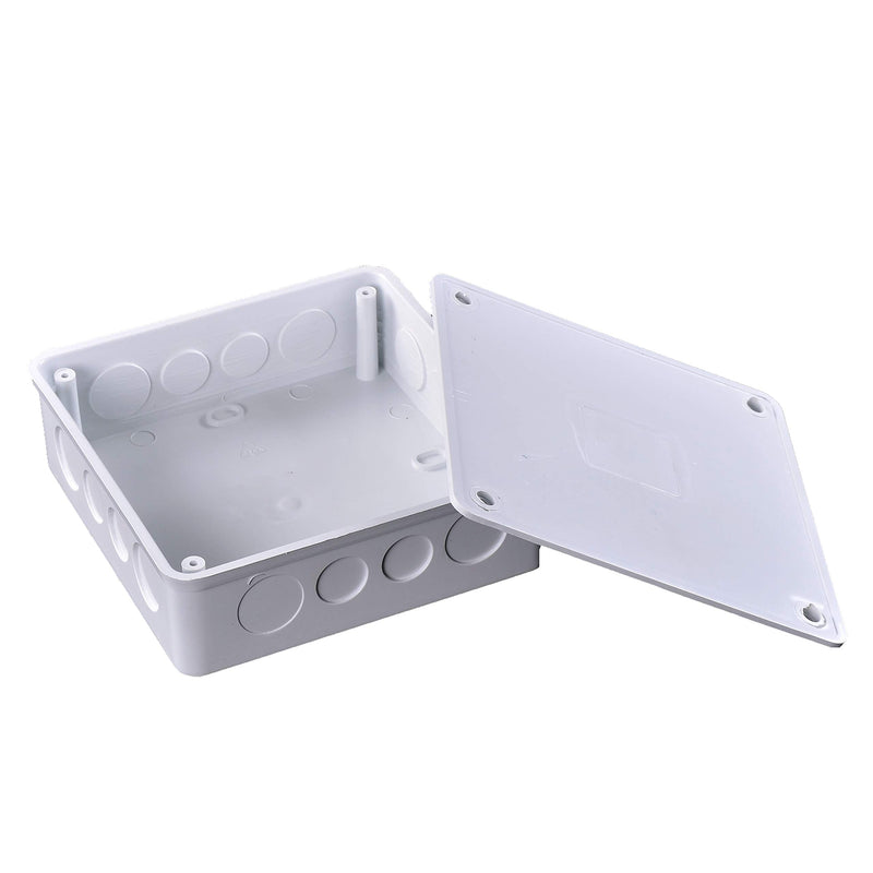 [AUSTRALIA] - DJC Supply Co. 6" x 6" x 3" PVC Plastic Junction Conduit Box with 3/4" & 1" Pre molded Holes 6" x 6" x 3" 