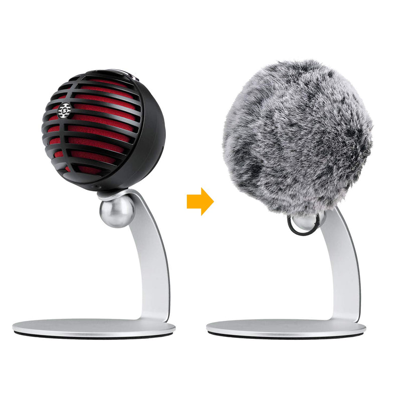 [AUSTRALIA] - SUNMON Microphone Furry Windscreen, Muff Windshield for MOTIV MV5 Digital Condenser Microphone 