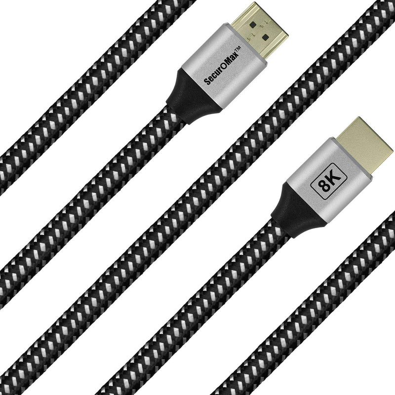 HDMI Cable (8K, 4K, HDCP 2.2, HDR, ARC, 48Gbps) with Braided Cord, 3 Feet