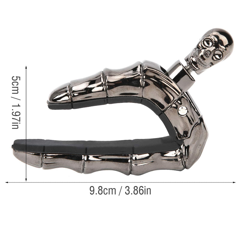 Guitar Capo Guitar Tuning Clamp Metal Quick-Change Adjustable Tightness Capo for Folk Acoustic Guitar Electric Guitar Ukulele Black