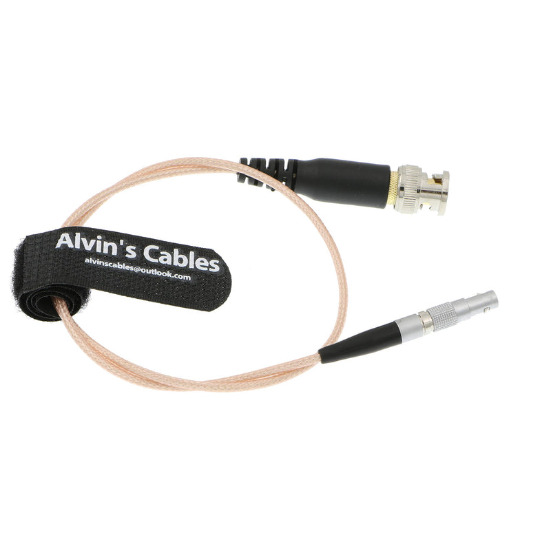 Alvin's Cables 4 Pin to BNC Male Time Code Input Adapter Cable for Red Epic Scarlet Overmolding