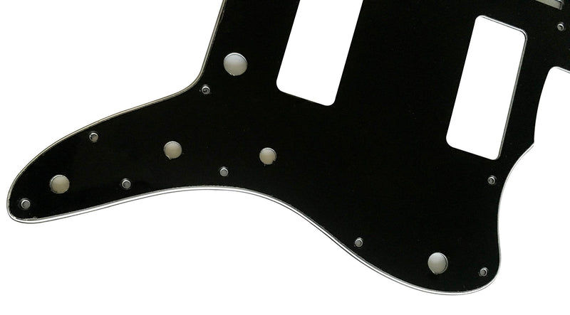 Custom Guitar Pickguard For Fender US Jazzmaster P90 Style Scratch Plate (3 Ply Black) 3 Ply Black