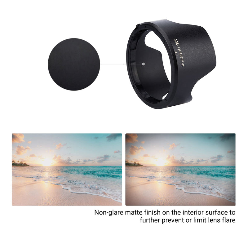 RF 35mm Tulip Flower Lens Hood Shade Fit for Canon RF 35mm F1.8 Macro is STM Lens Replaces Canon EW52 Hood on Canon EOS R6 R5 RP R Cameras Replaces Canon EW-52