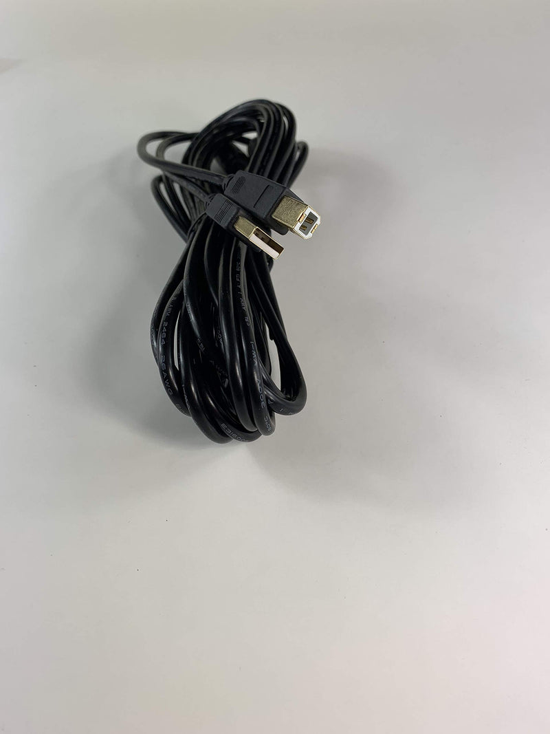 [UL Listed] OMNIHIL 15 Feet Long USB 2.0 Printer Cable Compatible with ADJ Lighting 10 MXR 14 MXR 19 MXR Midi Mixer