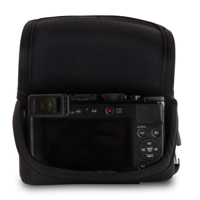 MegaGear MG1579 Ultra Light Neoprene Camera Case Compatible with Leica D-Lux 7, D-Lux (Typ 109) - Black One Size