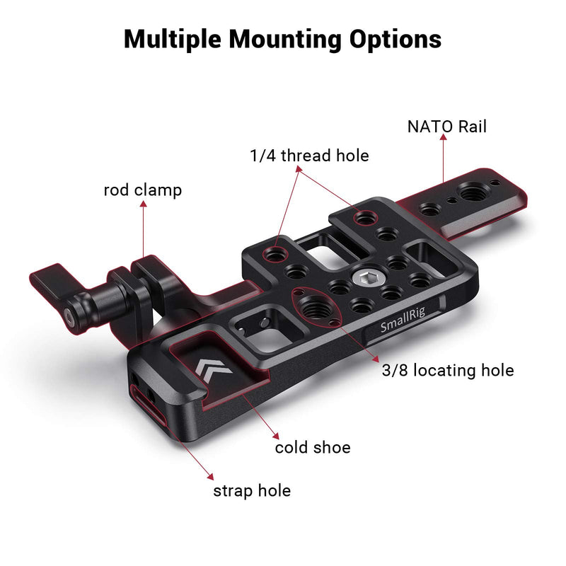 SMALLRIG Lightweight Top Plate for BMPCC 4K & 6K - APT2510