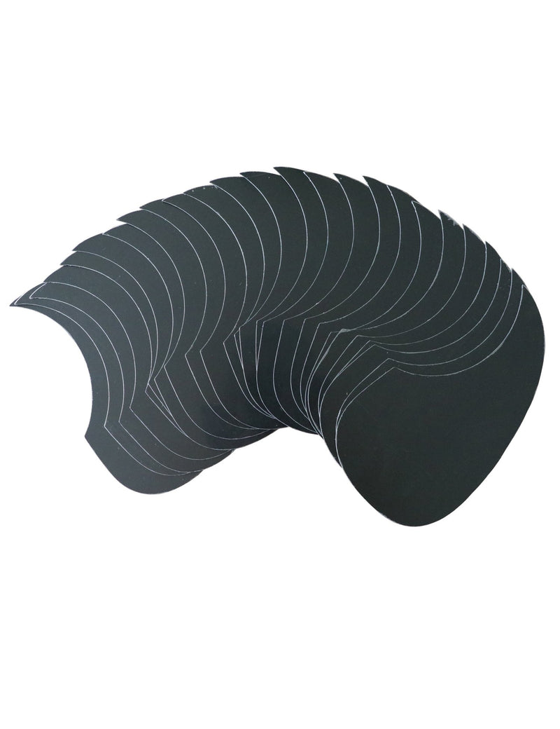 [AUSTRALIA] - Metallor Acoustic Guitar Pickguard Anti-Scratch Guard Plate Perfect Replacement, Self Adhesive Tear or Water Drop Shape Pick Guards Various Color, Cool Guitar Accessories Gifts (Black) Black 
