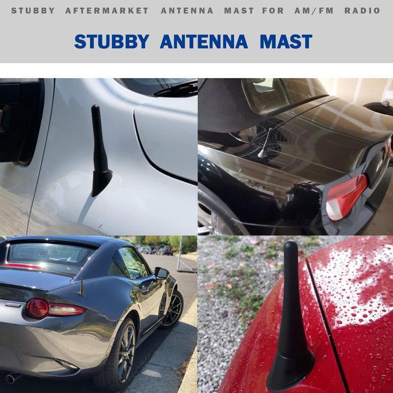 [AUSTRALIA] - Anina 3.8 inch Antenna Mast for Ford Mustang 2010-2014 Aftermarket Stubby Antenna for AM/FM Radio Wash Proof Car Antenna 