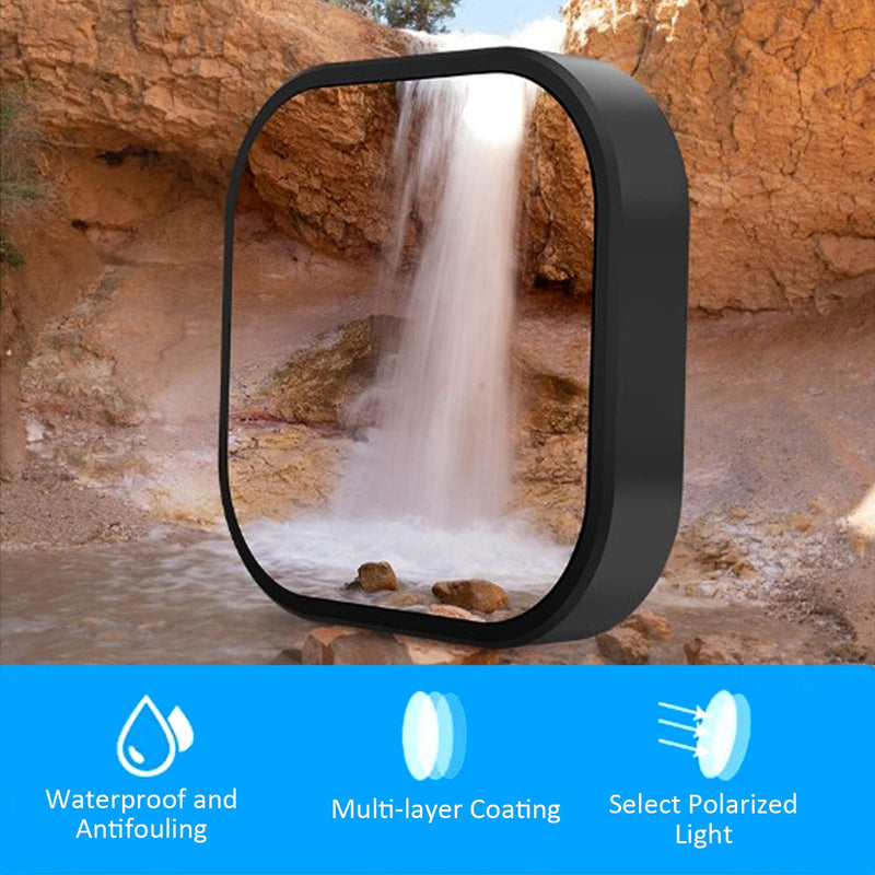 CPL Lens Filter,Action Camera CPL Polarizing Filter Optical Glass Lens Filter Photography Accessory with Frame, for GoPro Hero 9