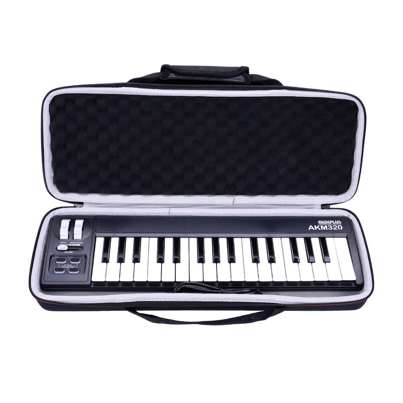 LTGEM EVA Hard Case for midiplus 32-Key Midi Controller 32-Key (AKM320) - Travel Protective Carrying Storage Bag