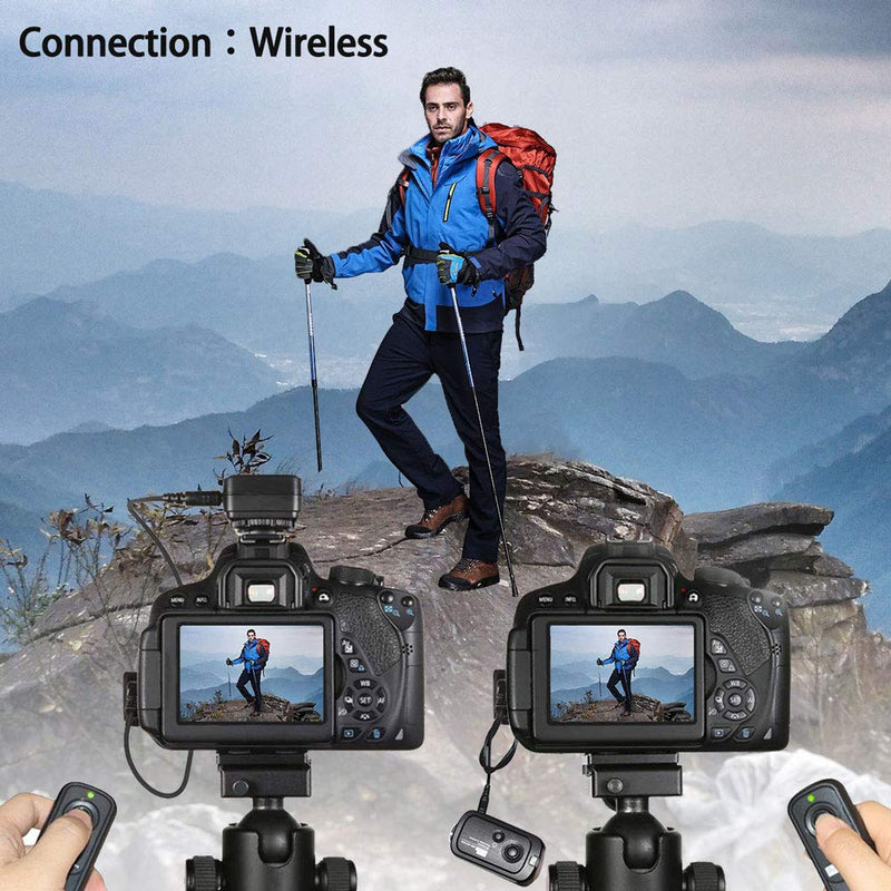 Pixel RW-221 E3 Wireless Remote Shutter Release Cable Compatible for DSLR Cameras Replaces RS-60E3 RW-221 E3 for Canon