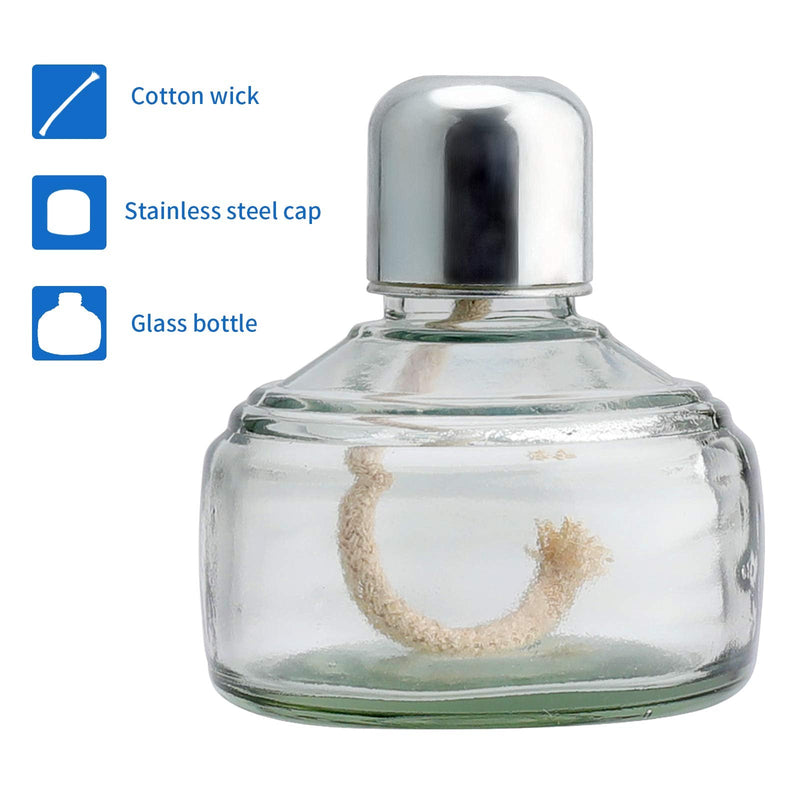 [AUSTRALIA] - Dental Alcohol Lamp Glass Alcohol Burner Lamp Dental Lab Equipment Heating Come with Metal Cap 150ml A 