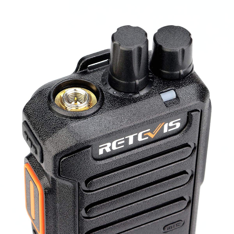 Retevis RT43 Digital 2 Way Radios Long Range Rechargeable DMR Radio for Adults, Dual Time Slot 32CH Group Call VOX, for Guard Warehouse Worker (1 Pack)