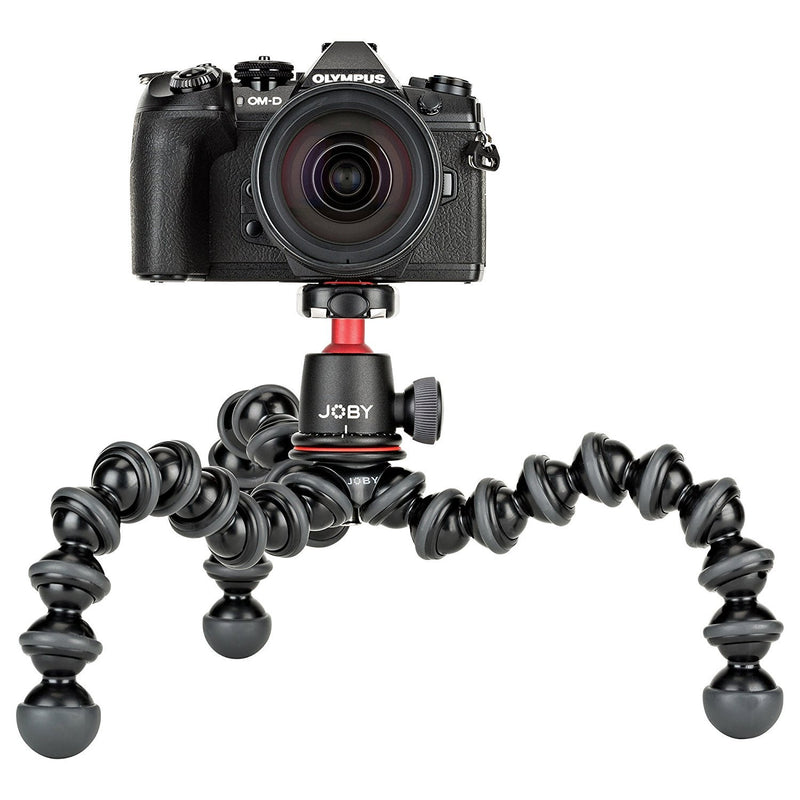 Joby GorillaPod 3K Flexible Mini-Tripod with Ball Head Kit, with A Bonus ZAYKiR Phone Adapter