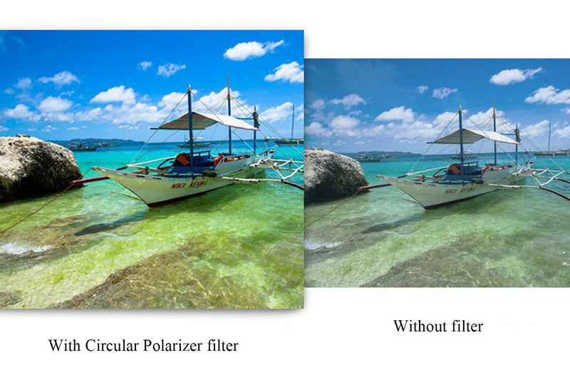 LENSKINS 82mm CPL Circular Polarizing Filter for Camera Lenses, 16-Layer Multi-Resistant Nano Coated, Ultra Slim, German Optics Glass, Weather-Sealed, Circular Polarizer Filter with Lens Cloth
