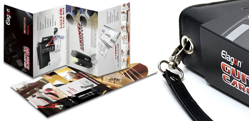 Elagon UK (+3) Pro Care Kit + 3 items – Top Quality Guitar Cleaning and Maintenance Kit Containing all the Essential Guitar Tools to Keep Your Guitar Clean and Properly Set Up For Best Playing Smoothness and Speed! The Perfect Maintenance and Setup Too...