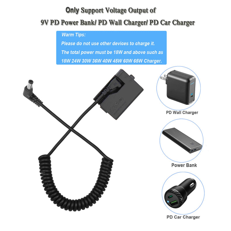 TKDY ACK-E10 DR-E10 DC Coupler USB-C AC Power Adapter Kit Replacement for Canon LP-E10 Battery LC-E10 Charger, EOS Rebel T7 T6 T5 T3, Kiss X50 X70, EOS 1100D 1200D 1300D 1500D 2000D Cameras.