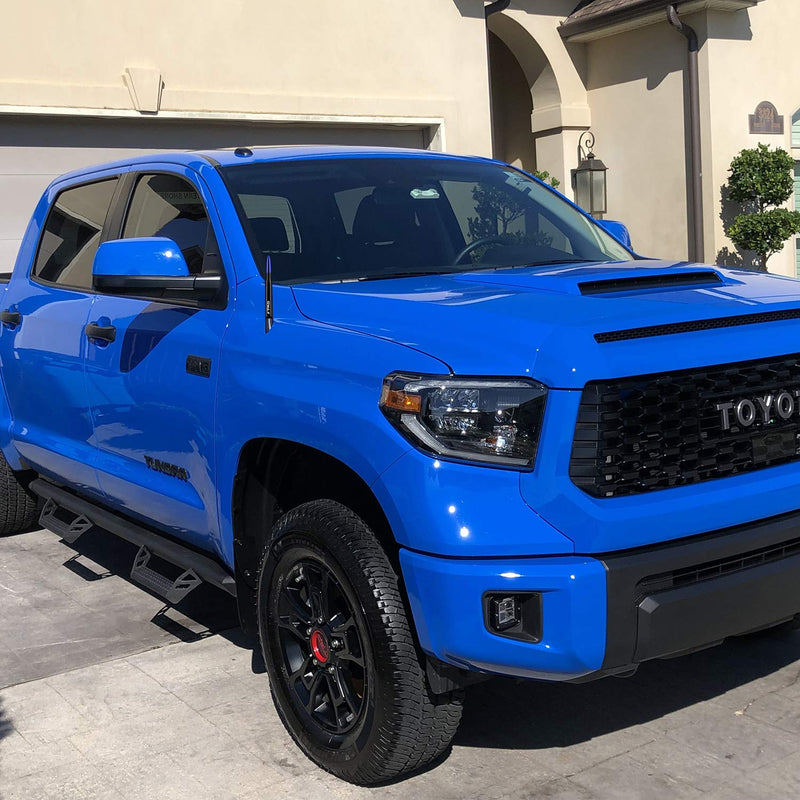 ONE250 Bullet Style Antenna for Toyota Tundra All Models - Will fit Any Tundra TRD Packages, XK30/XK40 ，XK50, Double Cab, CrewMax, SR5, 1794 Edition, TRD or TRD Pro (Blue) Blue