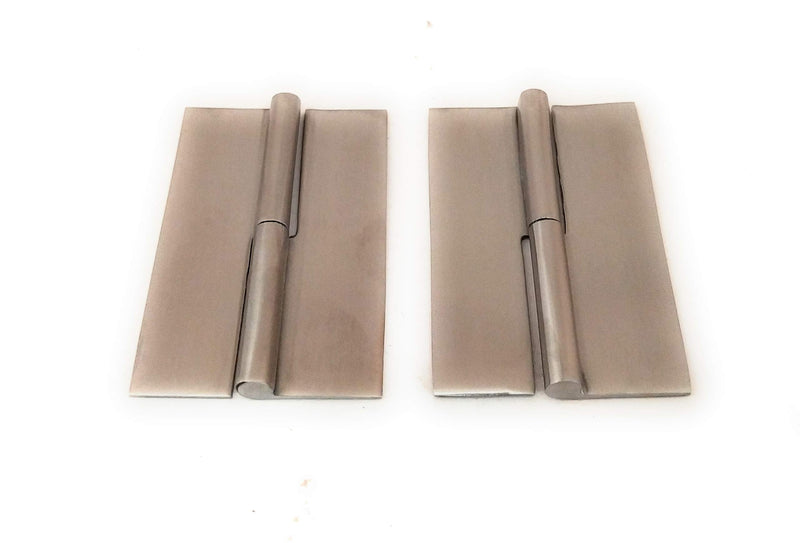 Ssiskcon 3 inch Weld on Hinge Lift Off Hinge Right Satin 32D Set of 2 Stainless Steel Hinges Pack 1