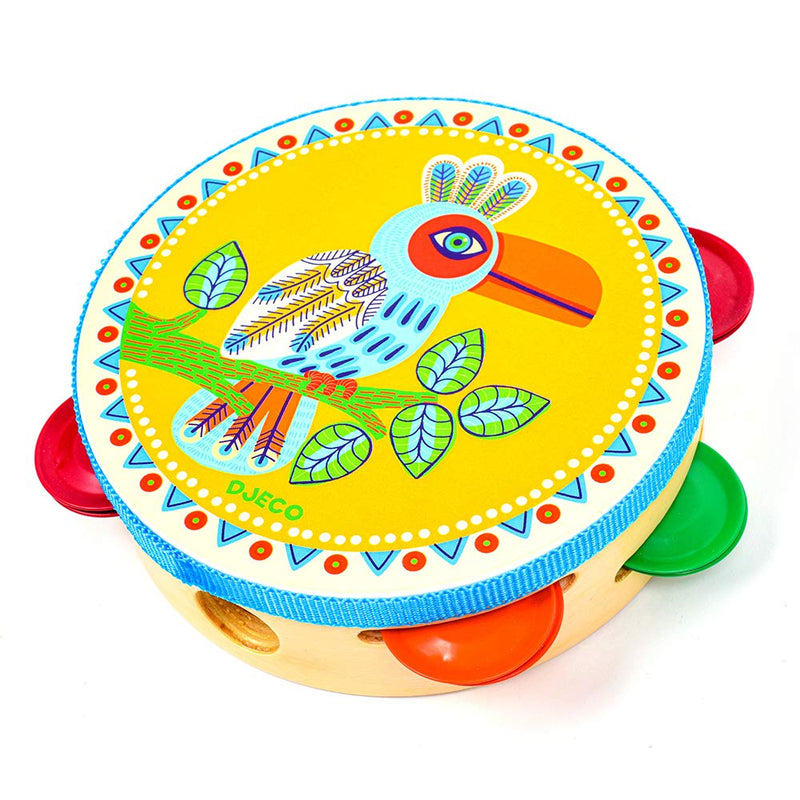 DJECO Animambo Tambourine Musical Instrument