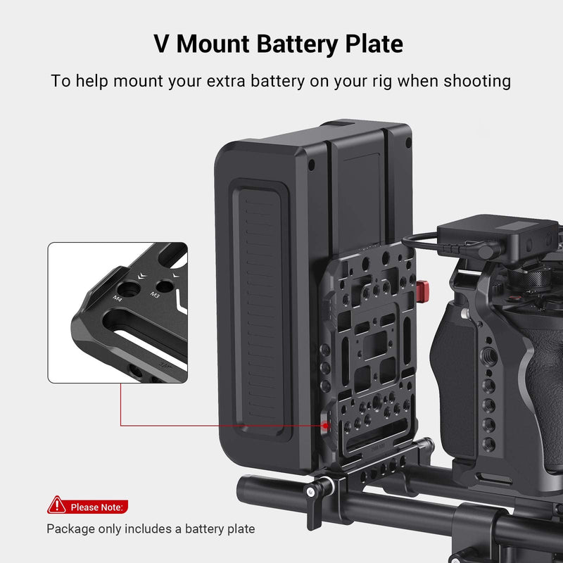 [AUSTRALIA] - SMALLRIG V-LOCK Mount Battery Plate Quick Release Plate - 2988 