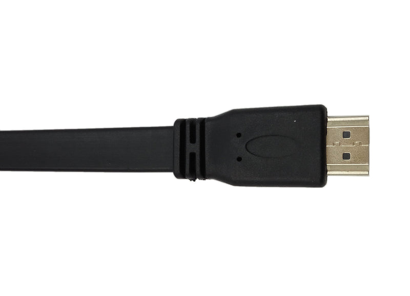 CERRXIAN Lemeng 1FT Flat Slim High Speed HDMI Cable A Male to 90 Degree Down Angle A Male Cable