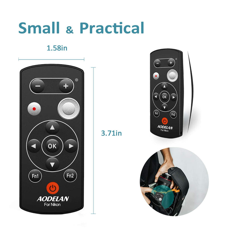 AODELAN Wireless Remote Control for Nikon COOLPIX P1000 Z50 B600 A1000 P950 Accessories, Replace ML-L7