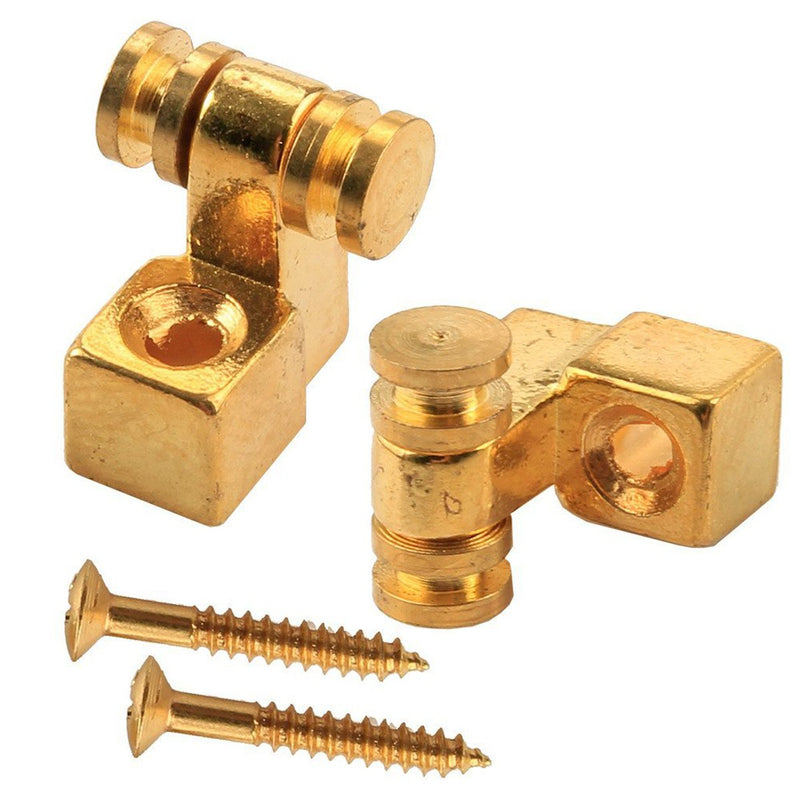 Musiclily Vintage Roller Guitar String Guides for Fender Strat Stratocaster Tele Telecaster Electric Guitar, Gold(4 Pieces)
