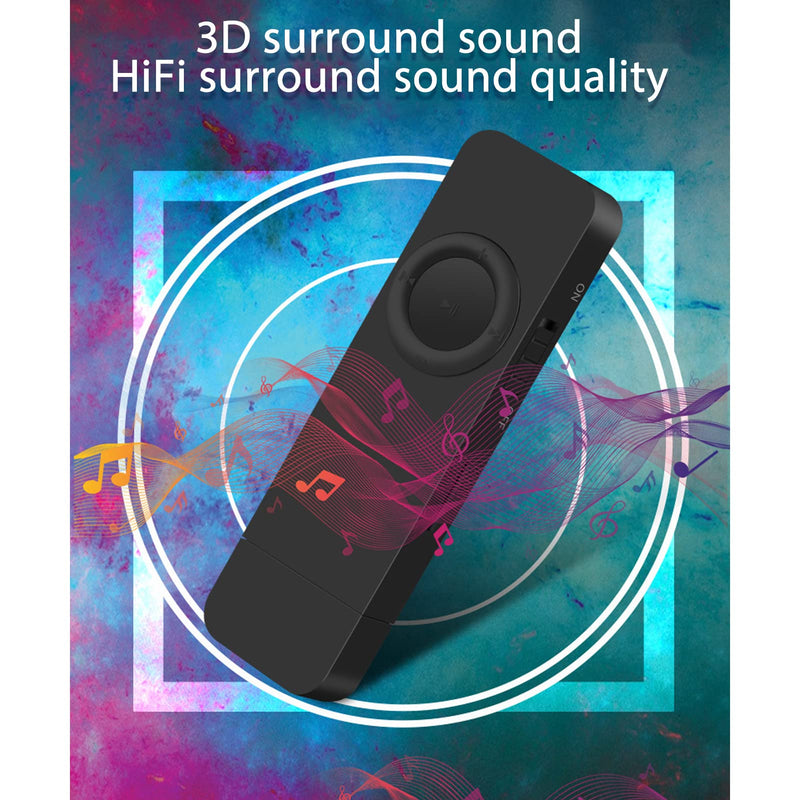 MP3 Player, 8GB Memory Portable MP3 Player 180mah Battery Lightweight USB Flash Drive HiFi Lossless Sound Support Up to 64GB for Students (White) Random,White
