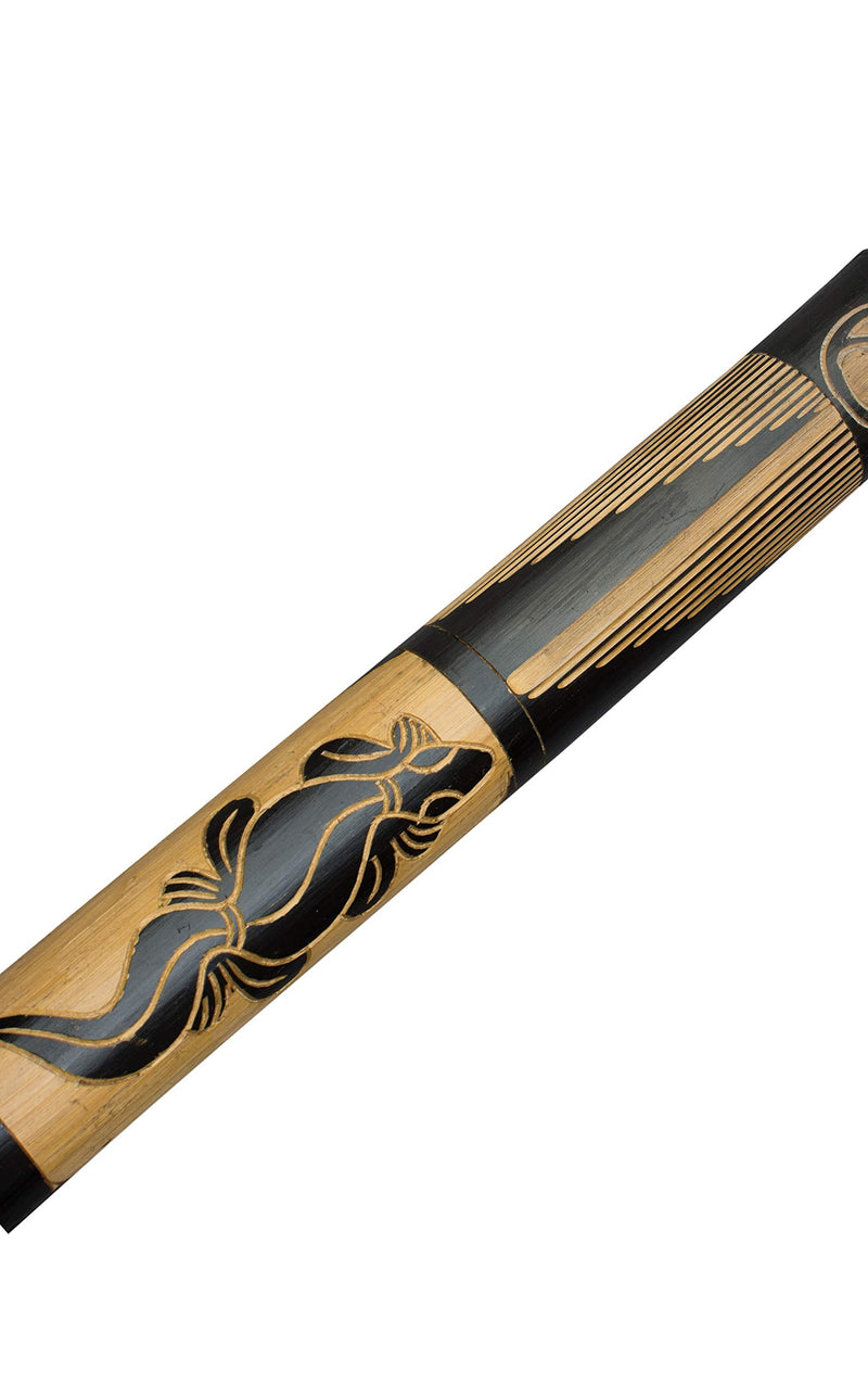 Australian Treasures - Rainstick 100cm carved including nylon bag!