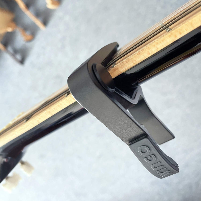 WINGO Pro Classical Flat Guitar Capo, Black Flat Capo Black