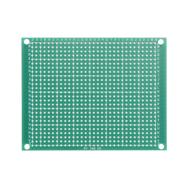uxcell 7x9cm Single Sided Universal Printed Circuit Board for DIY Soldering Green Thickness 1.6mm 10pcs