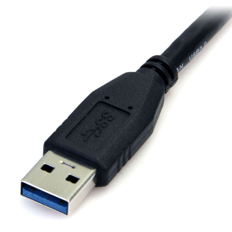 StarTech.com 0.5m (1.5ft) Black SuperSpeed USB 3.0 Cable A to Micro B - USB 3.0 Micro B Cable - 1x USB 3 A (M), 1x USB 3 Micro B (M) 50cm (USB3AUB50CMB)