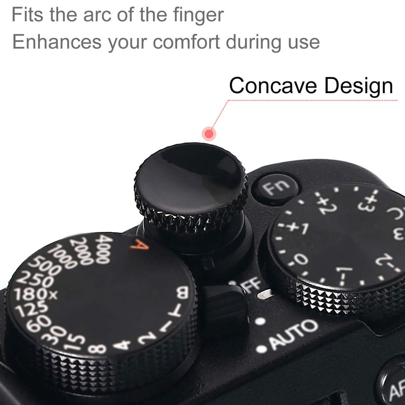 Camera Shutter Button, Upscale and Delicate Soft Shutter Release Button (3 Pack) red gold black
