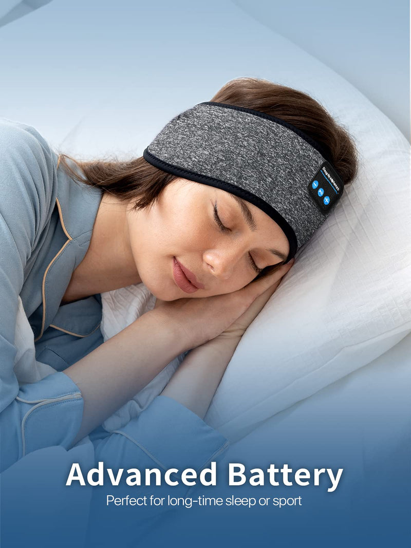 [AUSTRALIA] - Sleep Headphones Headband Headphones, 10+ Hours Play Time with Stereo HD Hi Fi Speakers, Sports Headband Built in Speakers Perfect for Workout,Running,Yoga,Travel,Insomnia 