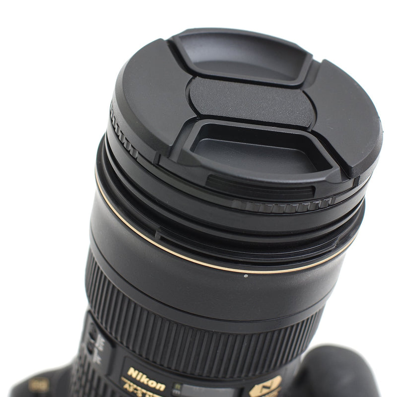 IMZ Lens Cap Bundle - 2 x 62MM Front Lens Filter Snap On Pinch Cap Protector Cover for DSLR SLR Camera Lens 62x2 62 mm