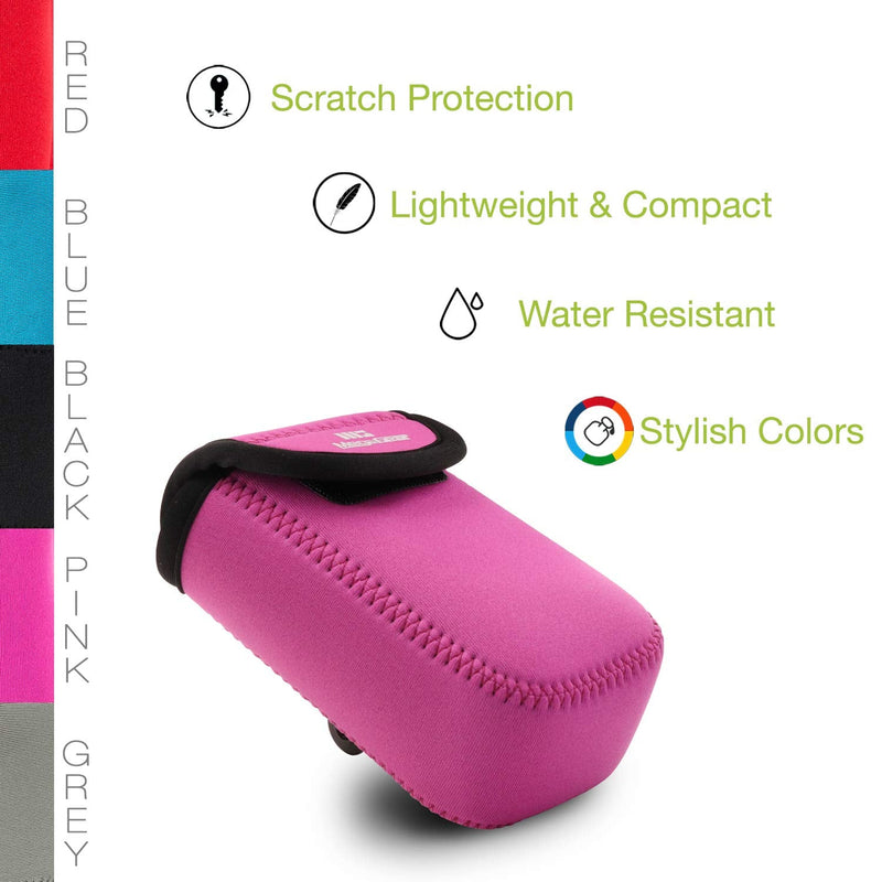 MegaGear Ultra Light Neoprene Camera Case Compatible with Canon PowerShot G9 X Mark II, G9 X Hot Pink