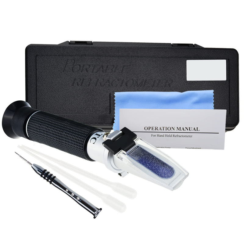 Handheld Refractometer 0~80% Ethyl with ATC 10~30°C Liquor Making, Liqueur MakersTool Meter
