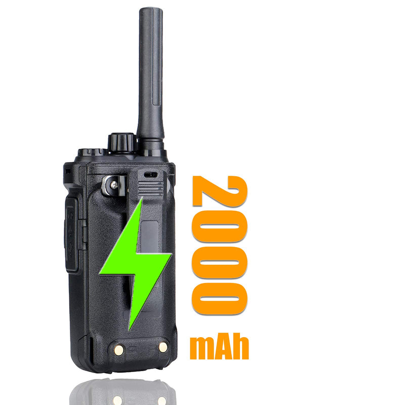 Retevis RB26 GMRS Handheld Radio, 30CH Flashlight 2 Way Radio Long Range, 2000mAh Type-C Rechargeable Walkie Talkies Adults,GMRS Base Station Capable(1 Pack)